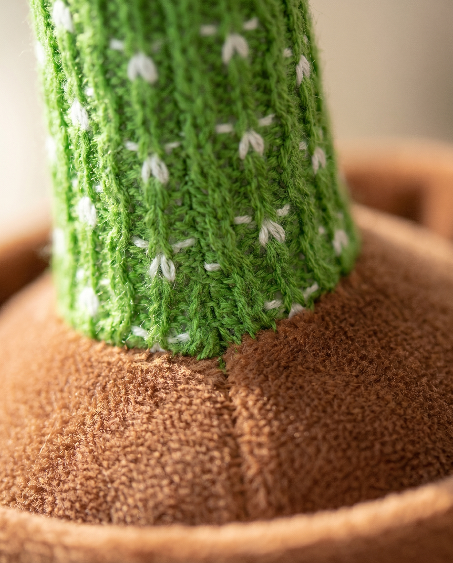 the cactus snuggle plush - detail view