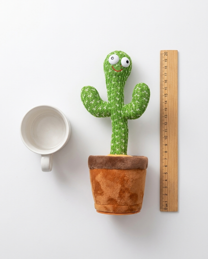 the cactus snuggle plush - flatlay
